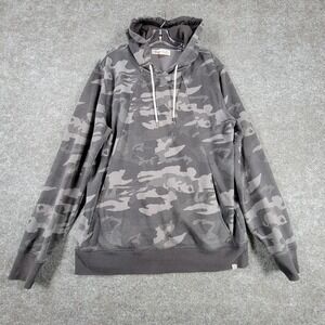 Sovereign Code Pullover Hoodie Mens L Gray Camo Performance Outdoor Regular Fit